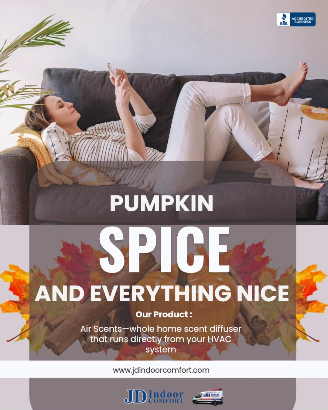 Pumpkin spice and everything nice, Air Scents whole-home scent diffuser reel