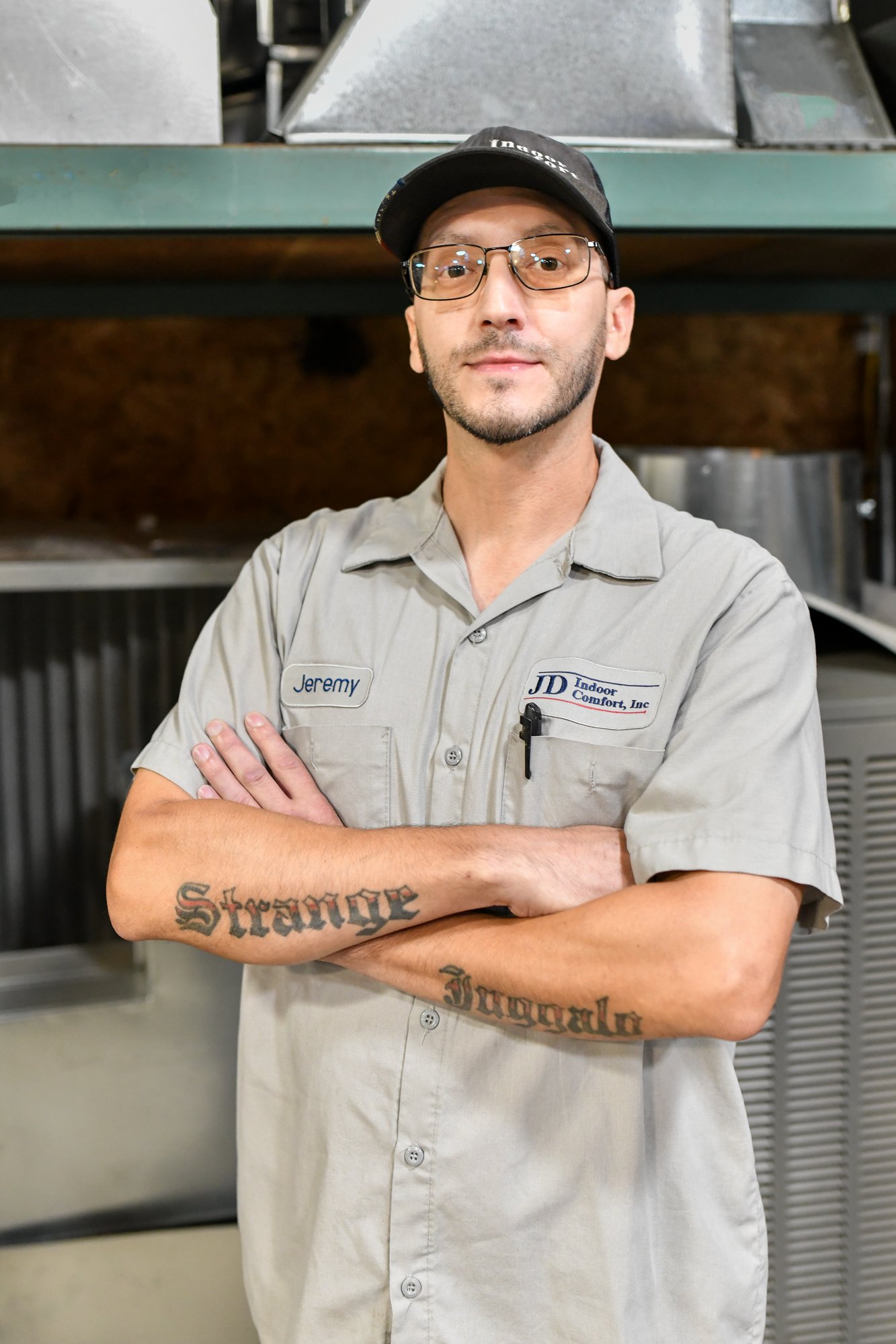 Jeremy Paynter, JD Indoor Comfort HVAC technician