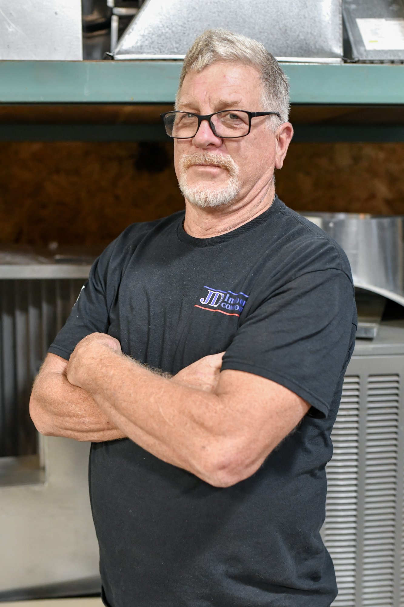 Mike Lashock, JD Indoor Comfort HVAC technician