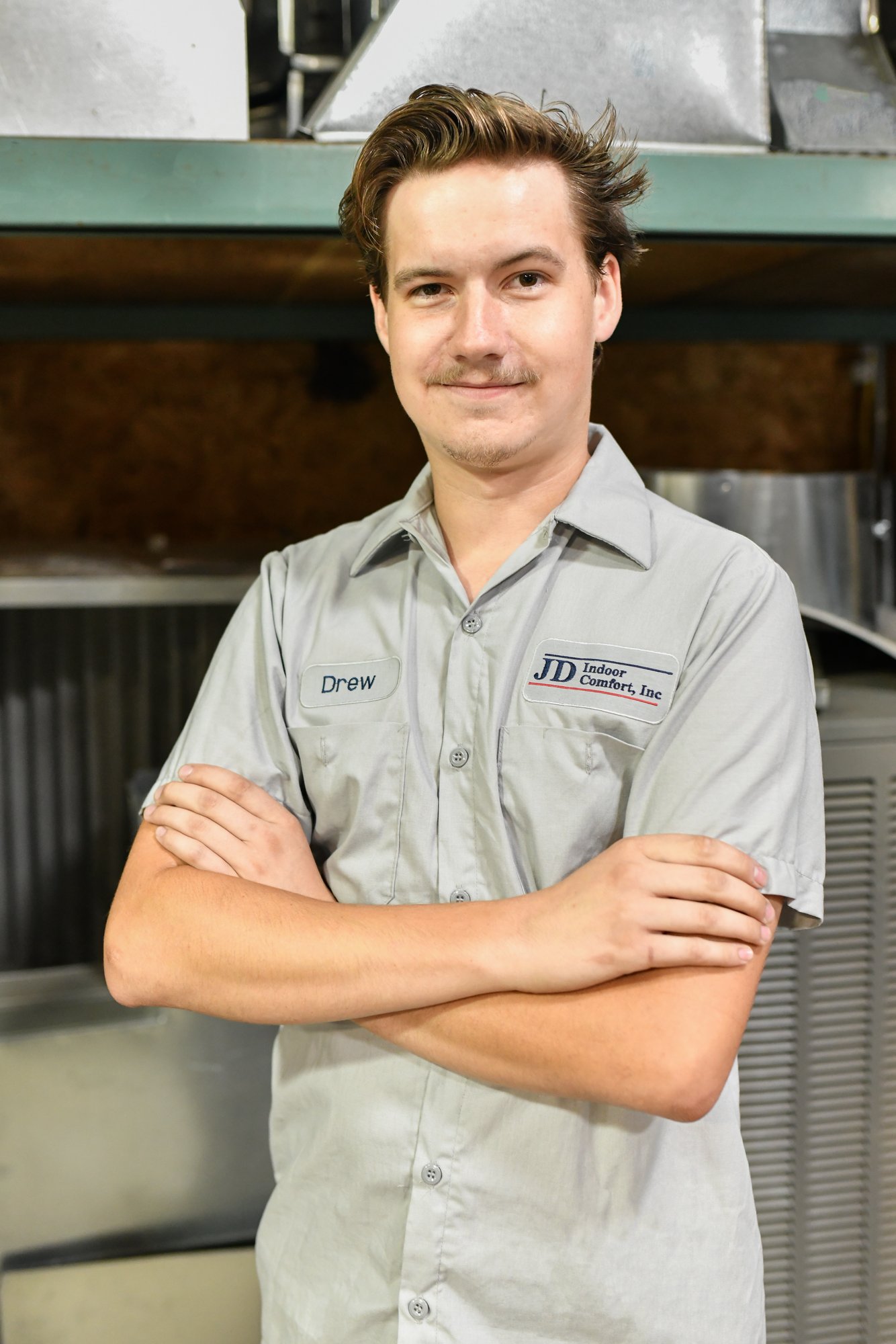 Drew Kiraly, JD Indoor Comfort HVAC installer