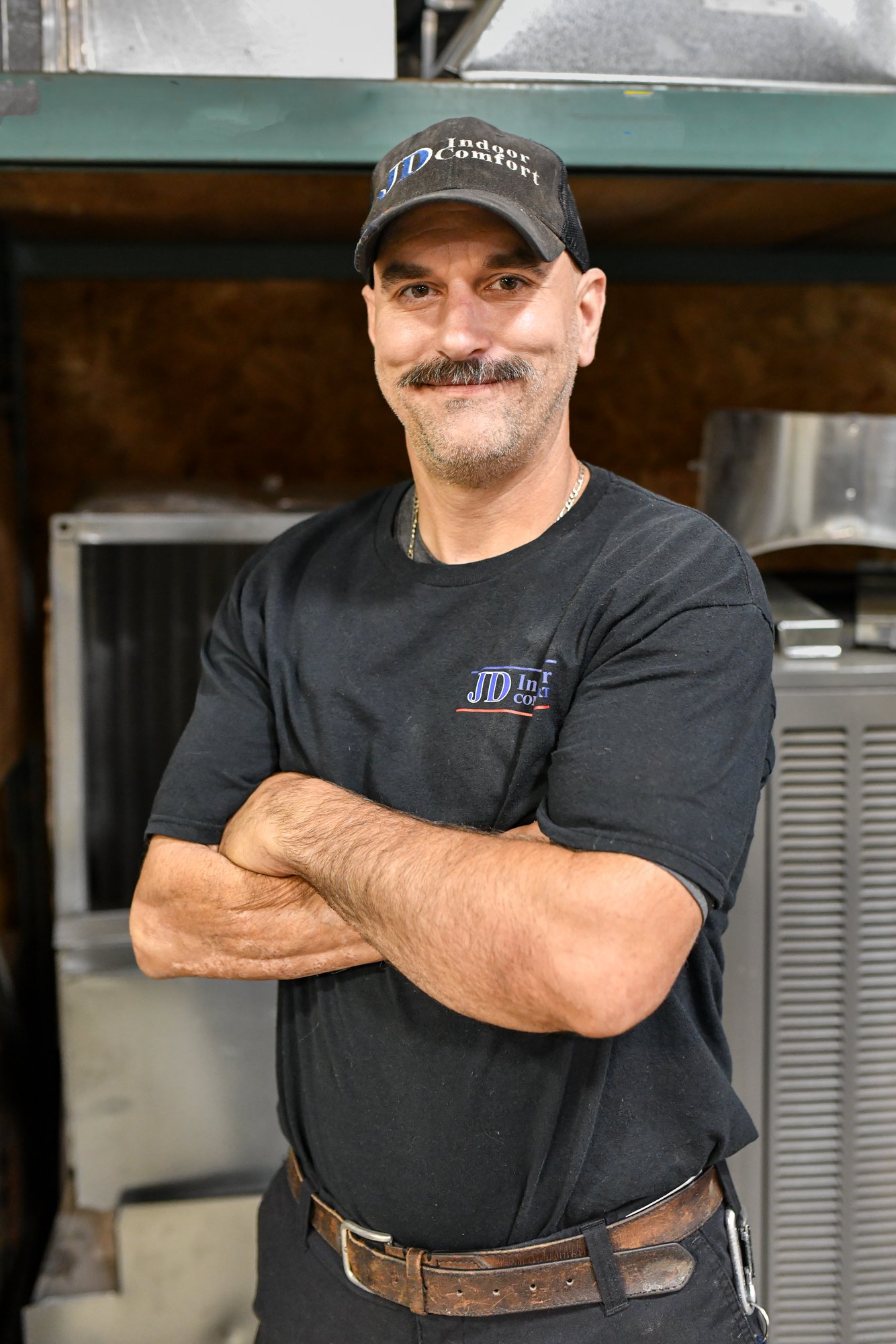 Nick Arra, JD Indoor Comfort HVAC technician