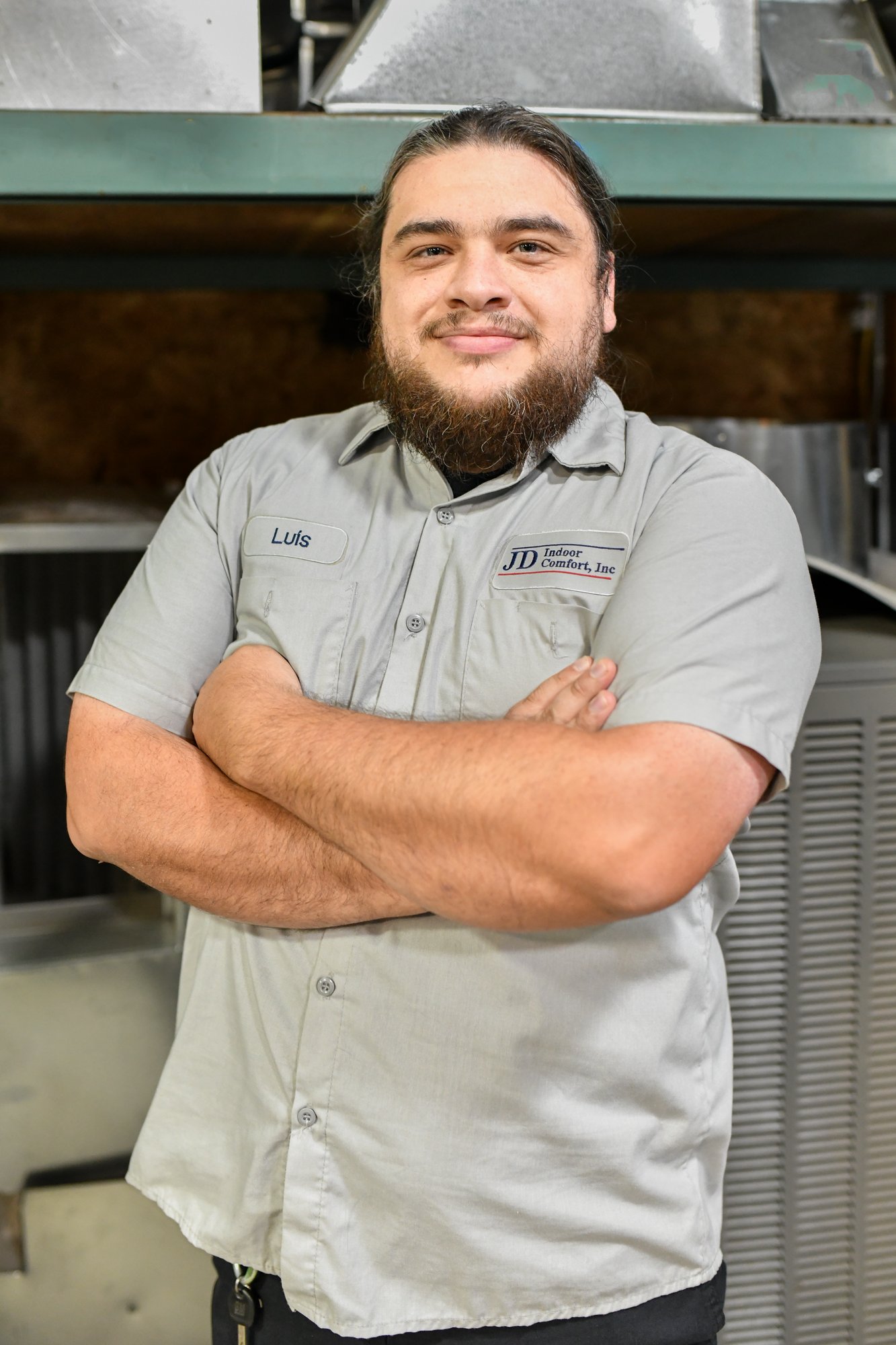 Luis Nogueras, JD Indoor Comfort service technician