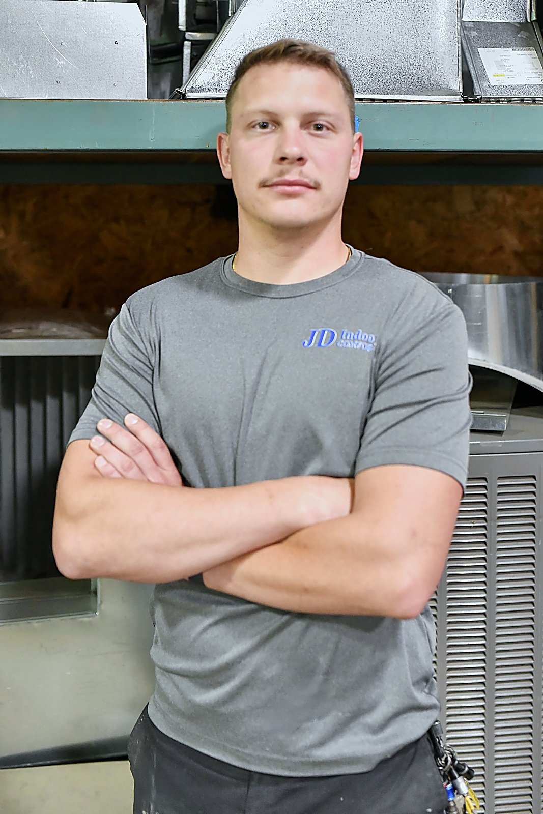 Jeff Mullins, JD Indoor Comfort HVAC technician