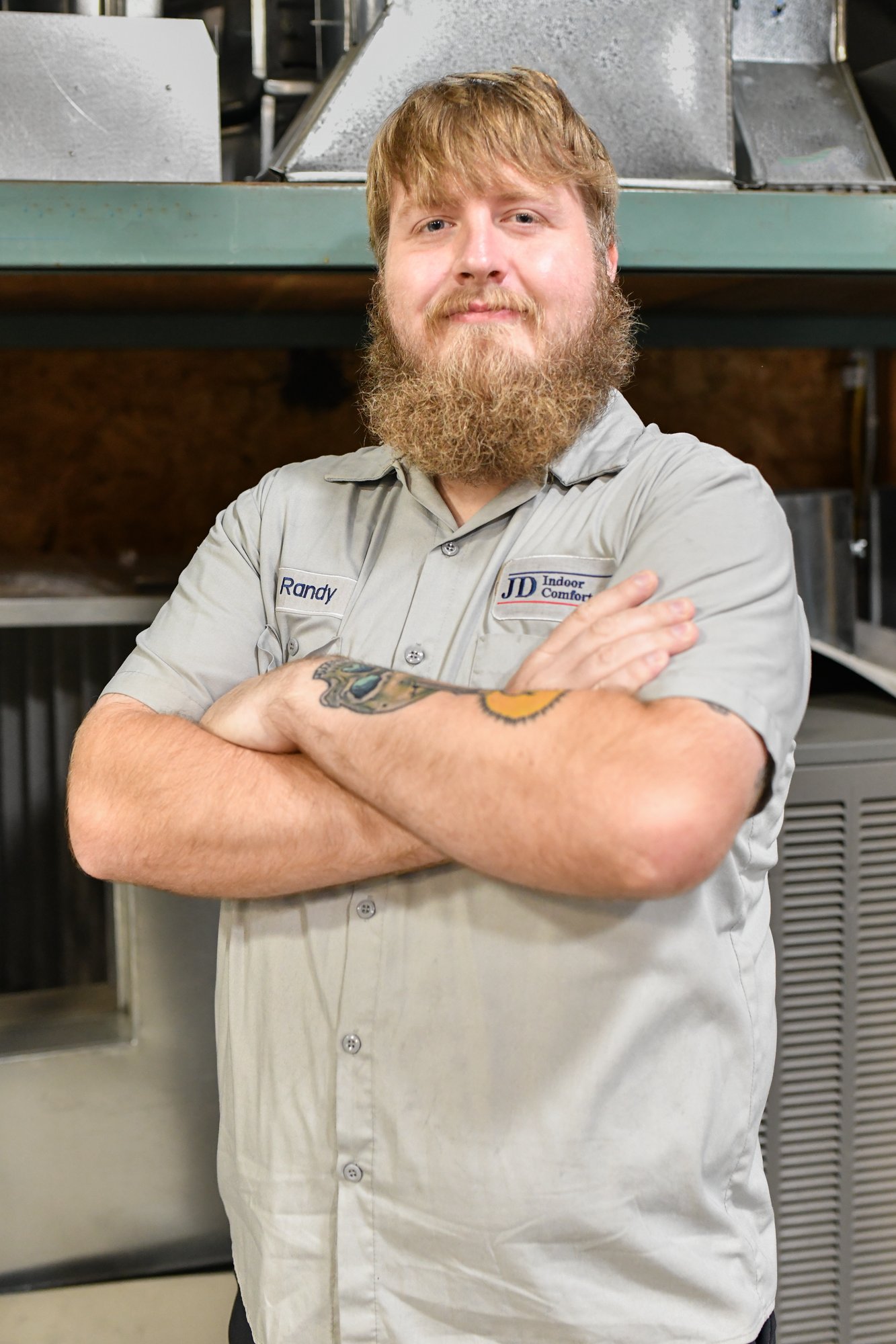 Randy Miller, JD Indoor Comfort HVAC technician