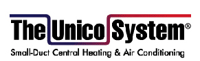 the Unico System small-duct central heating and air logo
